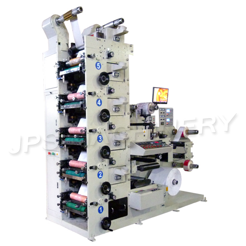 JPS320-5C-B  FULL-AUTOMATIC FIVE COLOUR FLEXOGRAPHIC PRINTING PRESS