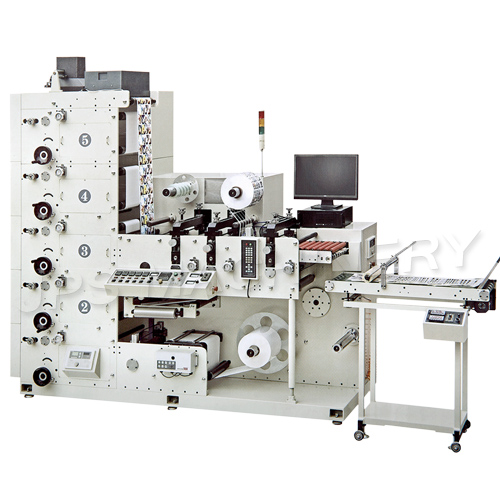 JPS480-5c-b full-automatic five colour flexographic printing machine