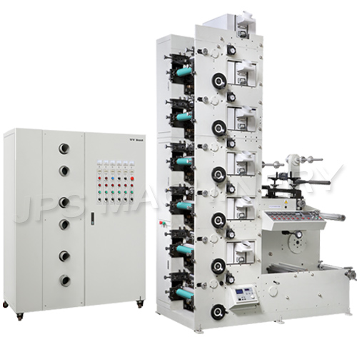 JPS420-6C-B Full-automatic flexo printing machine with 6 UV dryers
