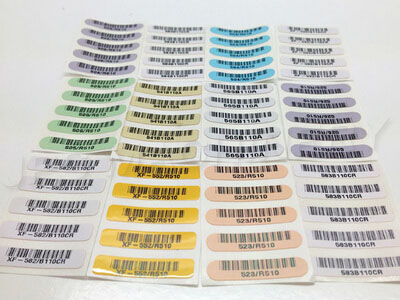 Barcode Label printed 